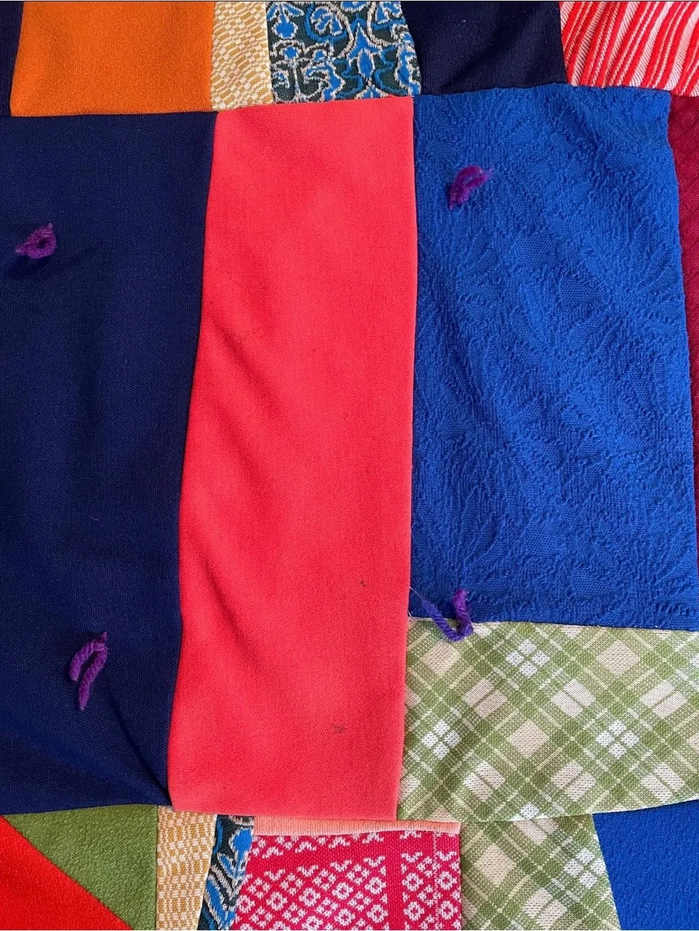 Vintage Crazy Quilt / Blanket